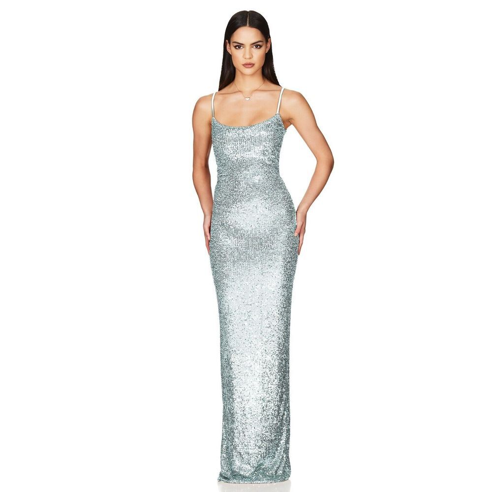 Nookie Womens Lovers Nothings‎ Gown Dress in Mint NMA2013 Size XS NWT